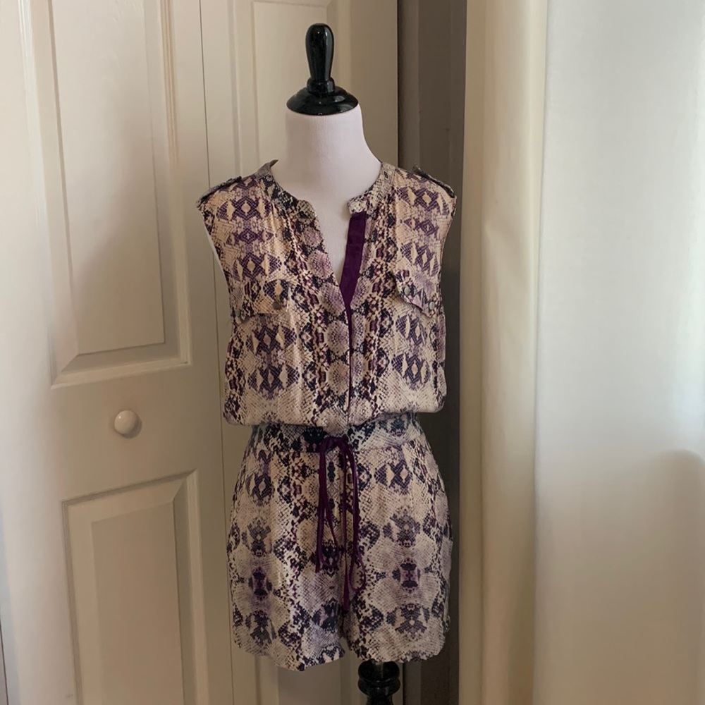 Purple Snake Romper